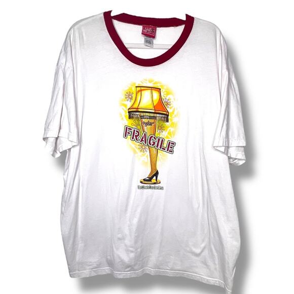 Men's Sleepwear A Christmas Story Lamp Fragile Graphic Tee Extra Large - Picture 1 of 4